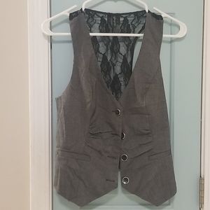 Lace back vest XL